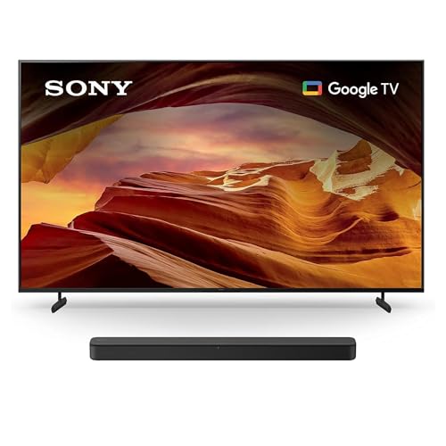 Sony 75 Inch X77L 4K HDR LED Google TV with S100F 20ch Soundbar