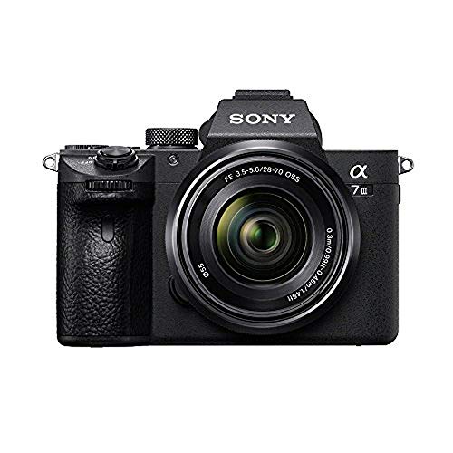 Sony a7 III ILCEM3KB Fullframe Mirrorless InterchangeableLens Camera with 2870mm Lens with 3Inch LCD Black